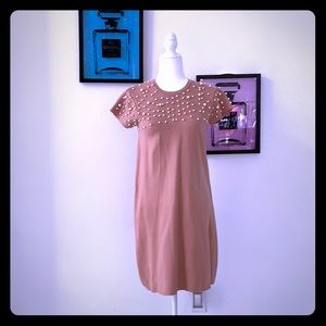 Champagne pearl colored dress